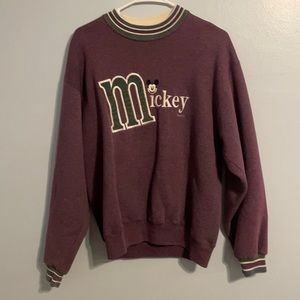 Micky mouse purple sweatshirt